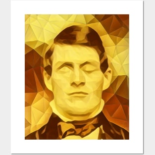 Phineas Gage Golden Portrait | Phineas Gage Artwork 9 Posters and Art